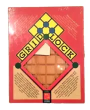Gridlock and Solitaire TWO-IN-ONE Wooden Board Game Vintage Rare - NEW SEALED