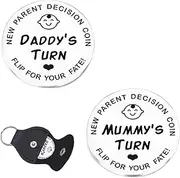ITXIYC New Parents Decision Coin Baby Gifts for Mom and Dad,Gifts for Pregnant Women,Christmas Birthday Thanksgiving Gift