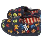 Size 9.0 Kids Toms Tiny Classics Hand Drawn Dots