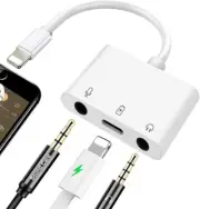 iPhone Microphone Adapter for Live-Streaming Lightning to Microphone & 3.5mm ...