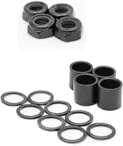 Skateboard Truck Speed Kit Axle Washers/Nuts/Spacers for Bearing Performance