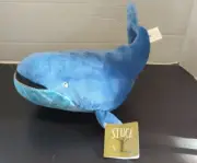 Kohl's Cares Blue Whale Fish Plush From Stuck by Oliver Jeffers NEW with tags