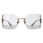 Miu Miu Sunglasses MU54YS 5AK30B Gold Light Grey