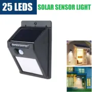 20 LED Solar Powered PIR Motion Sensor Light Garden Outdoor Security Lights 20
