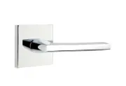 Emtek 5050HLOUS26 Dummy Square Rosette Helios Lever Polished Chrome