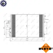 CONDENSER AIR CONDITIONING 35771 FOR DACIA SANDERO LOGAN/Pickup/MCV RENAULT