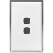 5 X HPM EXCEL 2 Gang Coverplate