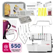 Bernette B68 Airlock Overlock/Coverstitch Combo Machine - with FREE 7 Piece Foot