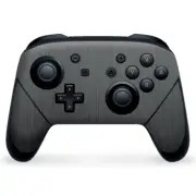Nintendo Switch Pro Controller Skin Decal Vinyl Wrap - Brushed Metallic Pattern