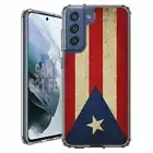 For Samsung Galaxy S20 S21 S23 S24 FE 5g TPU Case+Glass(Grunge PR Flag)