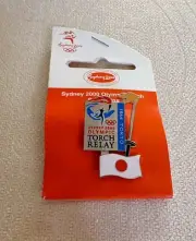 Sydney 2000 Olympic Games Torch Relay Pins - Torch Flag Series - 1964 Tokyo