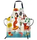 Spain landmarks and symbols Apron Adjustable Bib Chef Aprons Cooking Apron Un