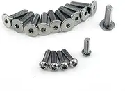 Brake Disc Mounting Screws for BM&W S1000R S1000RR S1000XR 2009-2018 Motorcycle Front and Rear Brake Disc Fixing Screws(15 at a Set)