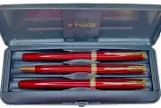Parker Sonnet Trio: Fountain Pen, Rollerball and Ballpoint Set. New and Unused