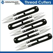 5-Pack Black Embroidery 4" Scissors Thread Sewing Snips Yarn Seam First Aid