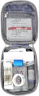 Ruqingg Travel First Aid Kit Pouch Empty Mini Pill Storage Bag Emergency Box for Camping Hiking Sky Blue first aid bag
