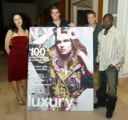 Actress Christa Campbell actors Geoff Stults George Stults and Sea - Old Photo 1