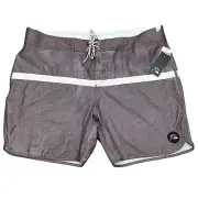 NEW- QUIKSILVER JUNGLE JUICE SCALLOP BOARDSHORTS 7" INSEAM MEN'S 40