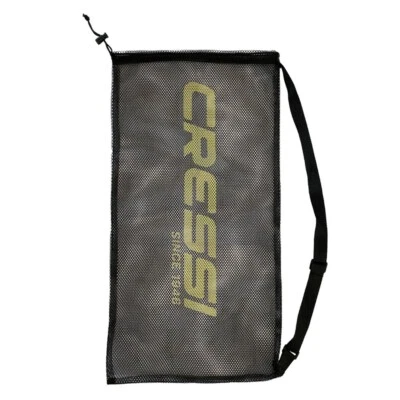 Brand New Cressi Mesh Bag - Mask + Snorkel + Long/ Short Fins