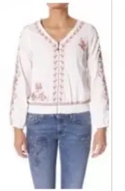 13. NWT! ODD MOLLY Peasant Blouse Embroidered Nectar Jacket $179 M sundance