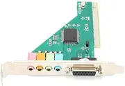 PCIe Sound Card, PCI Express 4.1 Internal Sound Card, Audio Card, 24-bit/44kHz, 120dB SNR, Supports A3D 1.0 and DS3D, for 98/2000/XP/NT