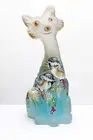 2024 Fenton Limited Edition Alley Cat J. K. Spindler 15/61 Chickadees Stunning!