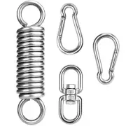 220kg Load Cpacity Heavy Duty Swing Hanger with Spring 360° Rotation Hook Kit