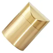 Stainless Steel Trash Can Garbage Bin Desktop Small Paper Basket Waste