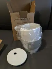 New In Box Pampered Chef Ceramic Microwave Egg Cooker