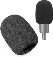 AT2020 Pop Filter Foam Cover - Large Mic Windscreen Compatible with Audio Technica AT2020 AT2020USB+ AT2035 Condenser Mic to Blocks Out Plosives