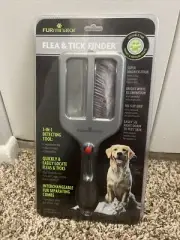 Furminator Brush Dogs Flea And Tick Finder 3-in-1 Detecting Tool