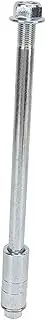 Akozon Front and Rear Lever Axle, 12 mm, 230 mm Front, Rear, Rear Axle with 3 Seals, Suitable for 125 Cc, 140 CC PIT PRO Trail Dirt Bike, Front Rear Axle