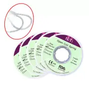 5 Rolls Dental Orthodontic Niti Open Coil Spool Springs 3 Feet Dia.010*.030″