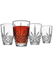 Godinger Set of 4 Dublin Crystal Juice Glasses