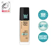 Maybelline New York Fit Me Matte+Poreless 16H Oil Control Foundation 30ml