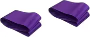 jojofuny 2pcs Hen Party Sash Baby Shower Decor DIY Satin Band Birthday Decor Plain Sash Purple 79x9.5cm