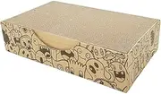 Cat Scratcher Cardboard Box - Extra Large 5 in 1 Durable Cat Scratching Pads with Insert - Eco-Friendly Design - Scratch Pad for Indoor Cats - Promote Healthy Cat Scratch Behavior 52 x 30 x 12.5 cm