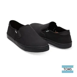 TOMS 簡約帆布休閒鞋-男款-Topanga系列-10012504 BLACK