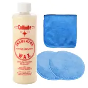 Collinite 845 Insulator Wax 1 Pint with 1 Microfiber Towel, 2 Applicator Combo