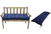 Outdoor Bench Cushions for Patio Furniture Porch Swing Cushions Loveseat Bench Seat Pad-Navy