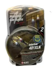 Monster Car Audio Interlink Micro XLN 2 Channel NIP *HighQuality* Audio Jack