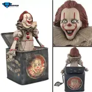 Diamond Select " Pennywise In The Box " Figure IT Chapter 2 Gallery Diorama 10"
