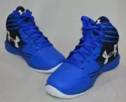 Under Armour UA BPS Jet Royal Blue/B Mid Boy's Basketball Shoes-Size 11/12K NWB