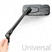 popular CNC milled Black Mirrors Blue-tinted M10 & 5/16" for Honda CB