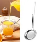 Fine Mesh Strainer for Poached Eggs and Oil Separation Multipurpose Colander