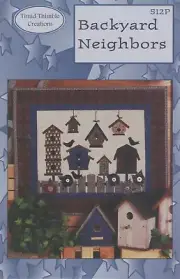 Timid Thimble Creations Backyard Neighbors Birdhouse Birds Applique Pattern