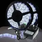 5M LED Strip Lights 3528 SMD 300 Leds 12V Remote Controll Cool/Warm White Lamps