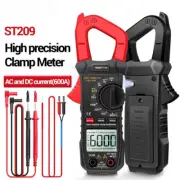 Digital Multimeter Clamp Meter 6000 Counts True RMS Amp DC/AC Current Clamp