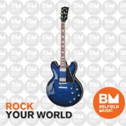 Gibson ES-335 Figured Electric Guitar Semi-Hollow Custom Colour Deep Ocean Burst