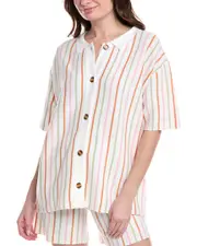 FATE Stripe Knitted Shirt